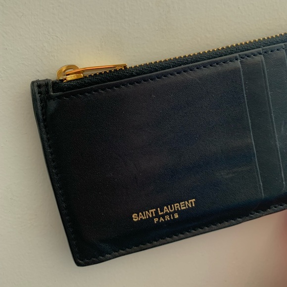 💯 Authentic Saint Laurent card case holder unisex - Picture 6 of 8